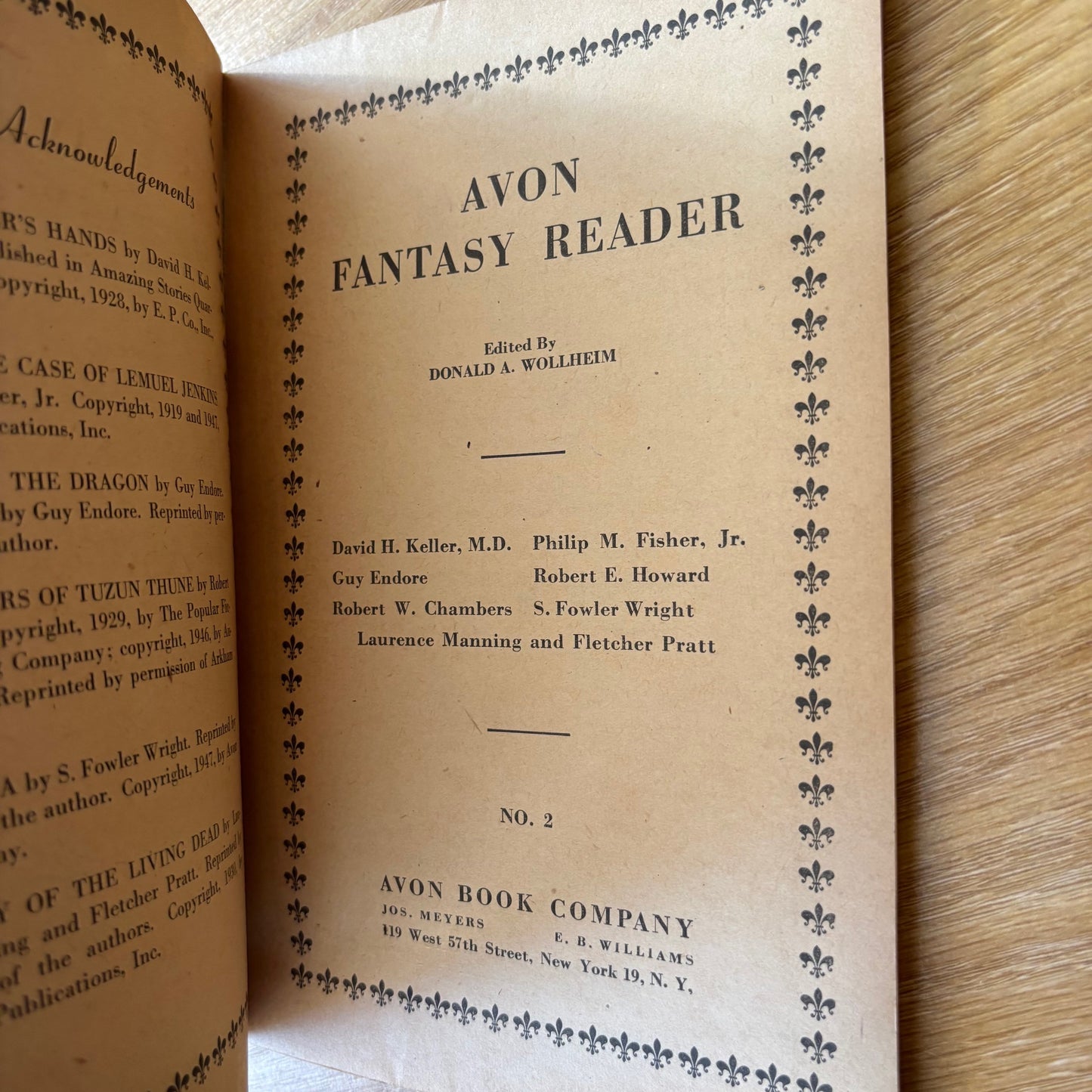 Donald A. Wollheim, ed. - Avon Fantasy Reader No. 2