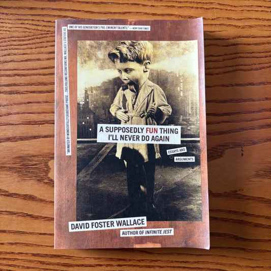 David Foster Wallace - A Supposedly Fun Thing I'll Never Do Again