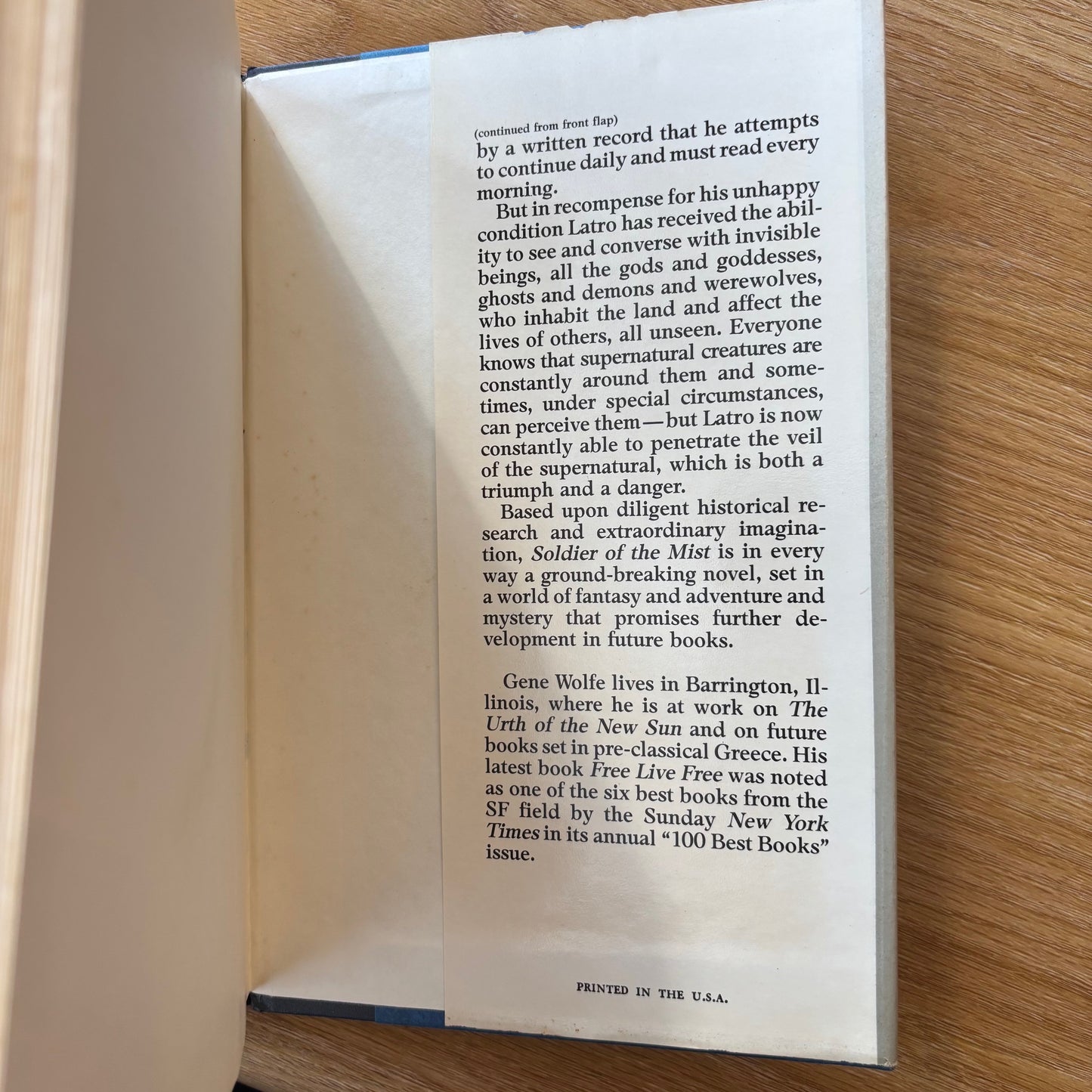 Gene Wolfe - Soldier of the Mist