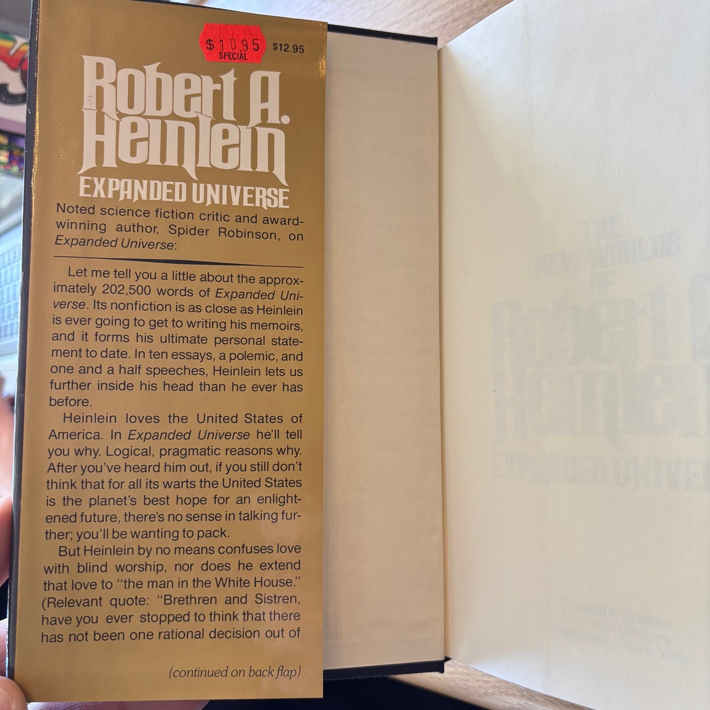 Robert A. Heinlein - The New Worlds of Robert A. Heinlein: Expanded Universe - First Edition