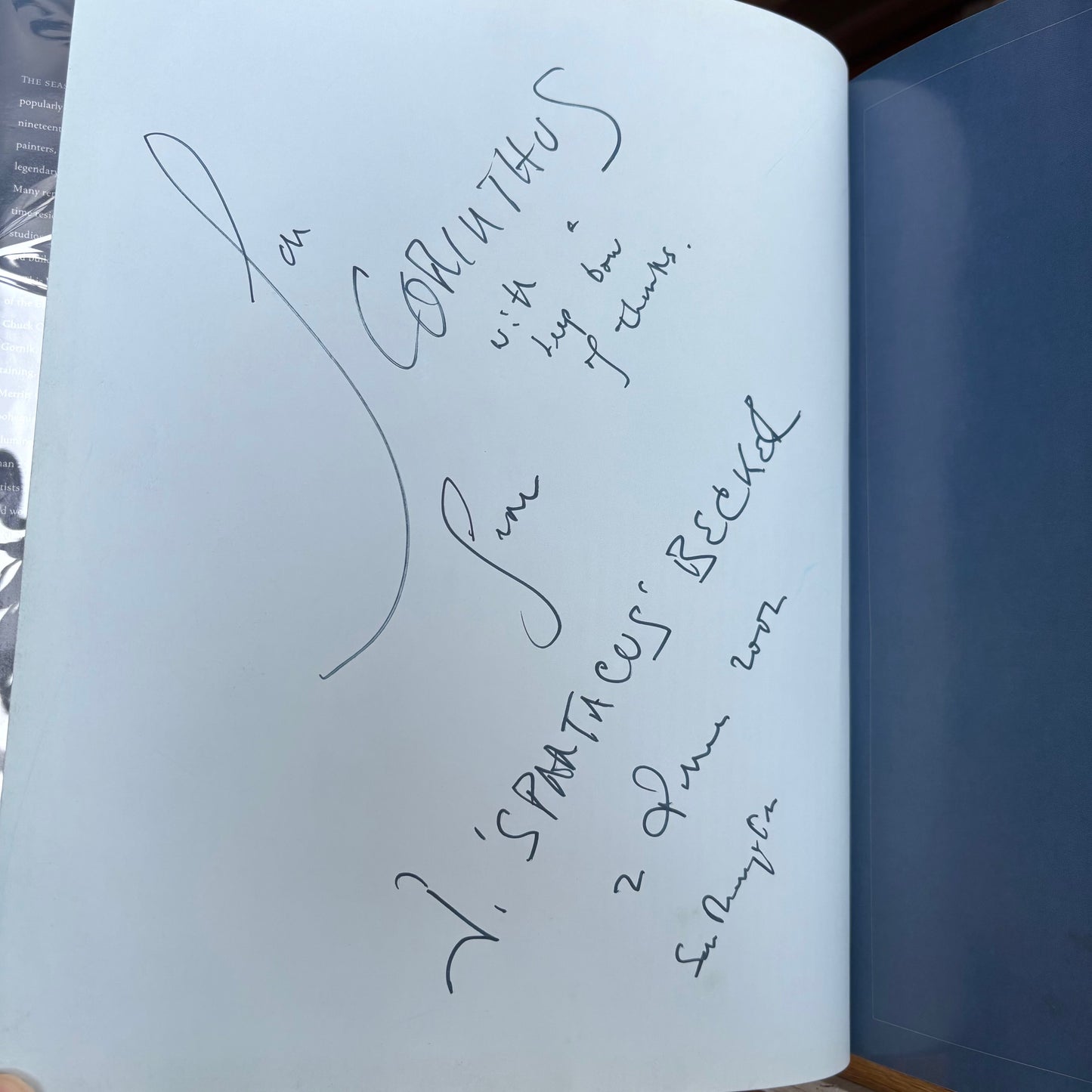Jonathan Becker, Bob Colacello - Studios by the Sea: Artists of Long Island's East End - Signed First Edition