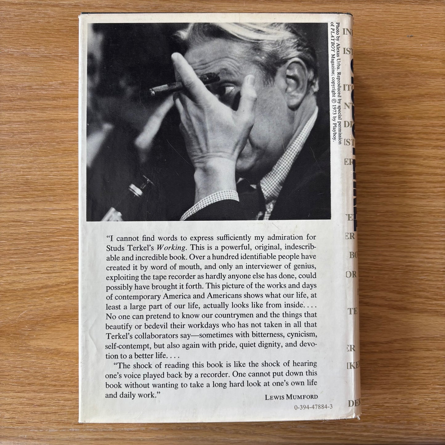 Studs Terkel - Working - First Edition