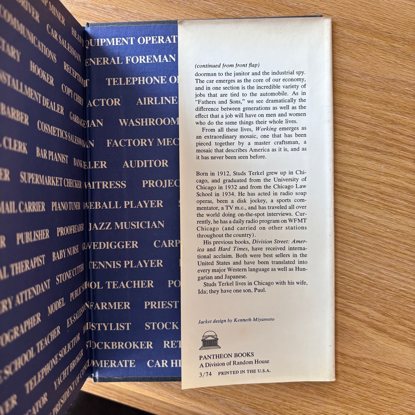 Studs Terkel - Working - First Edition