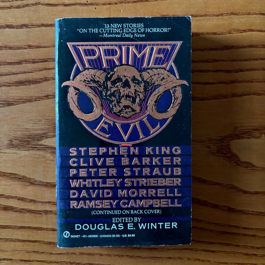 Douglas E. Winter, ed. - Prime Evil - First Edition Paperback