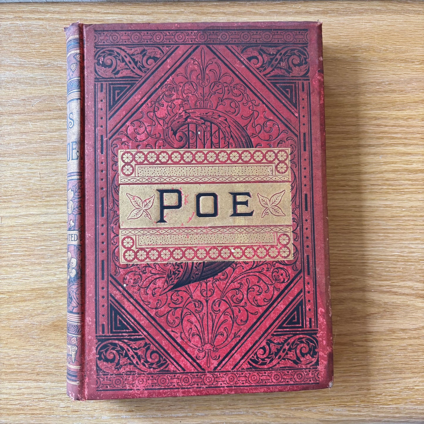 Edgar Allan Poe - The Poetical Works - Antiquarian 1889 Edition