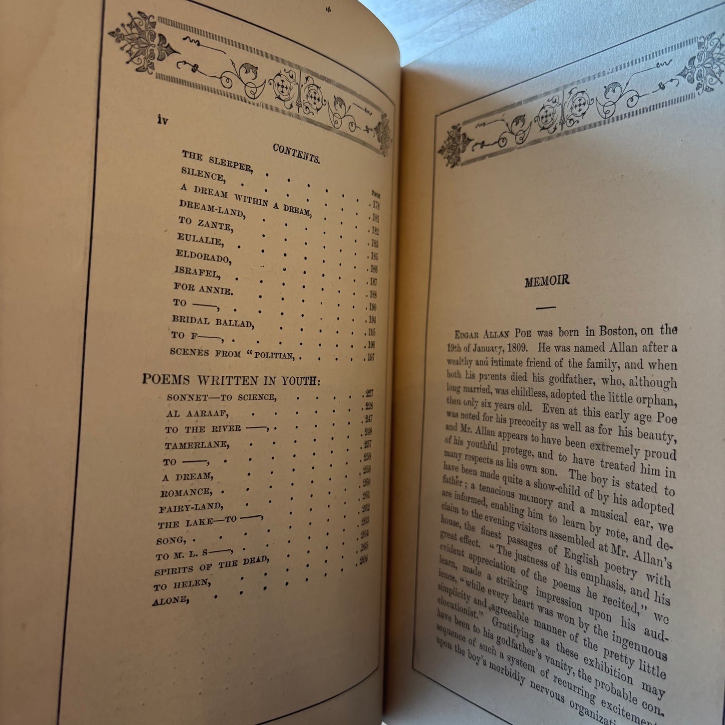 Edgar Allan Poe - The Poetical Works - Antiquarian 1889 Edition
