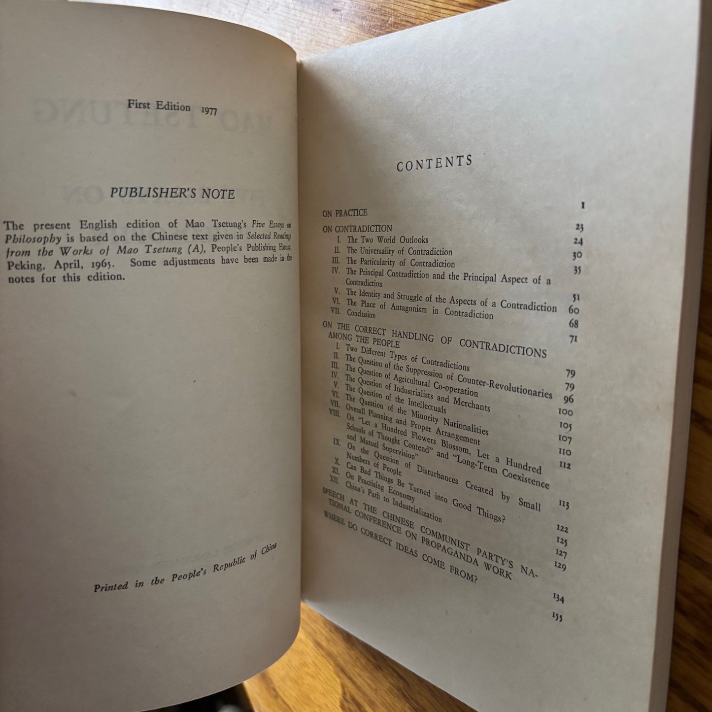 Mao Tsetung - Five Essays on Philosophy