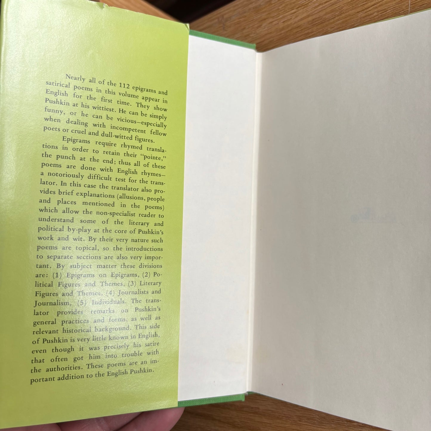 Alexander Pushkin - Epigrams and Satirical Verse - First Edition