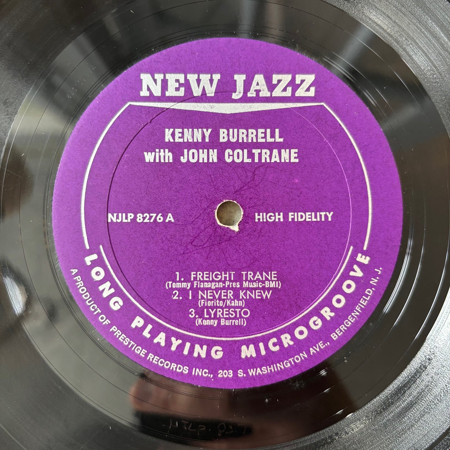 Kenny Burrell & John Coltrane (New Jazz, 1963) - Original Mono Pressing