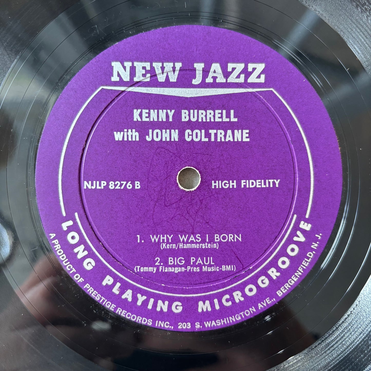 Kenny Burrell & John Coltrane (New Jazz, 1963) - Original Mono Pressing
