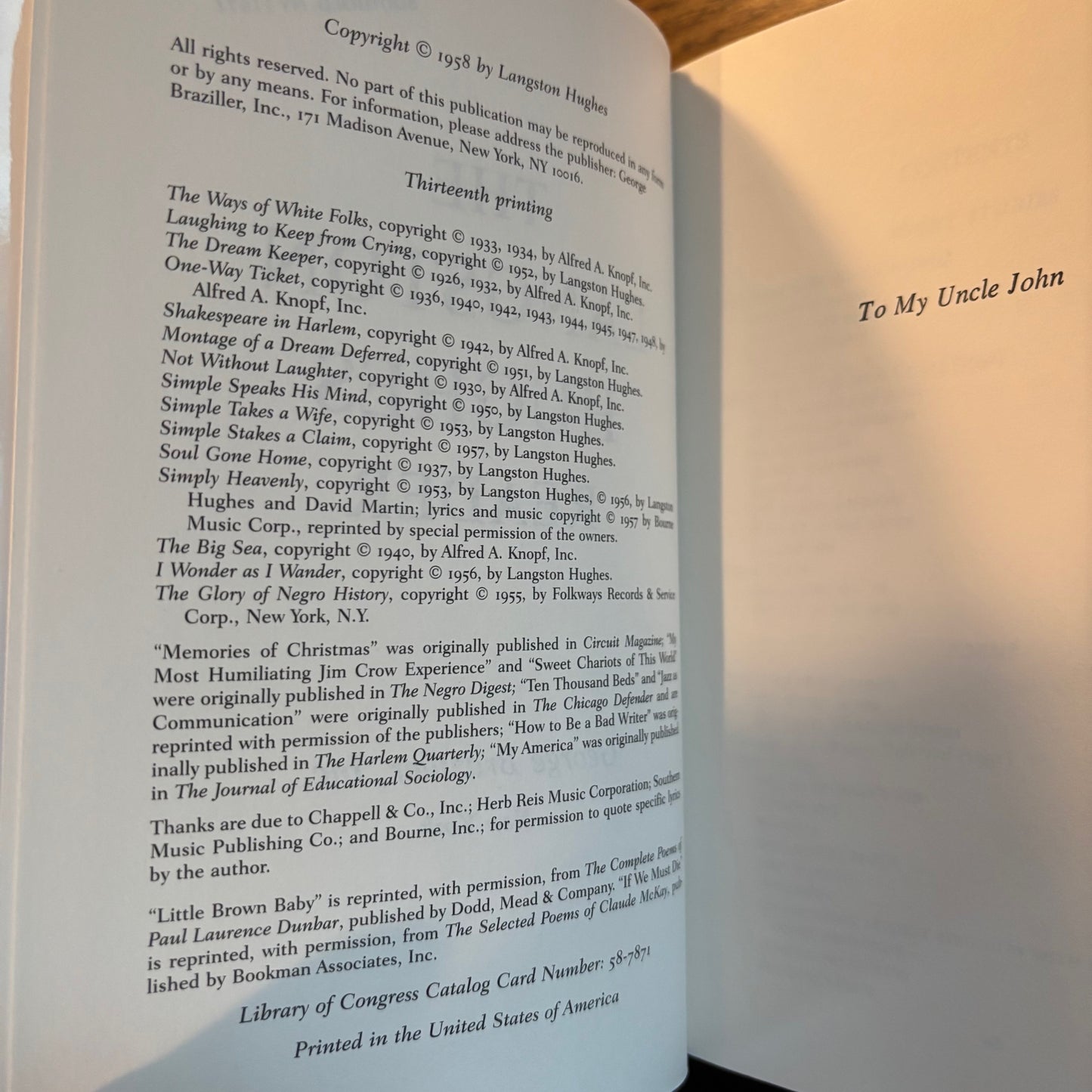 Langston Hughes - The Langston Hughes Reader