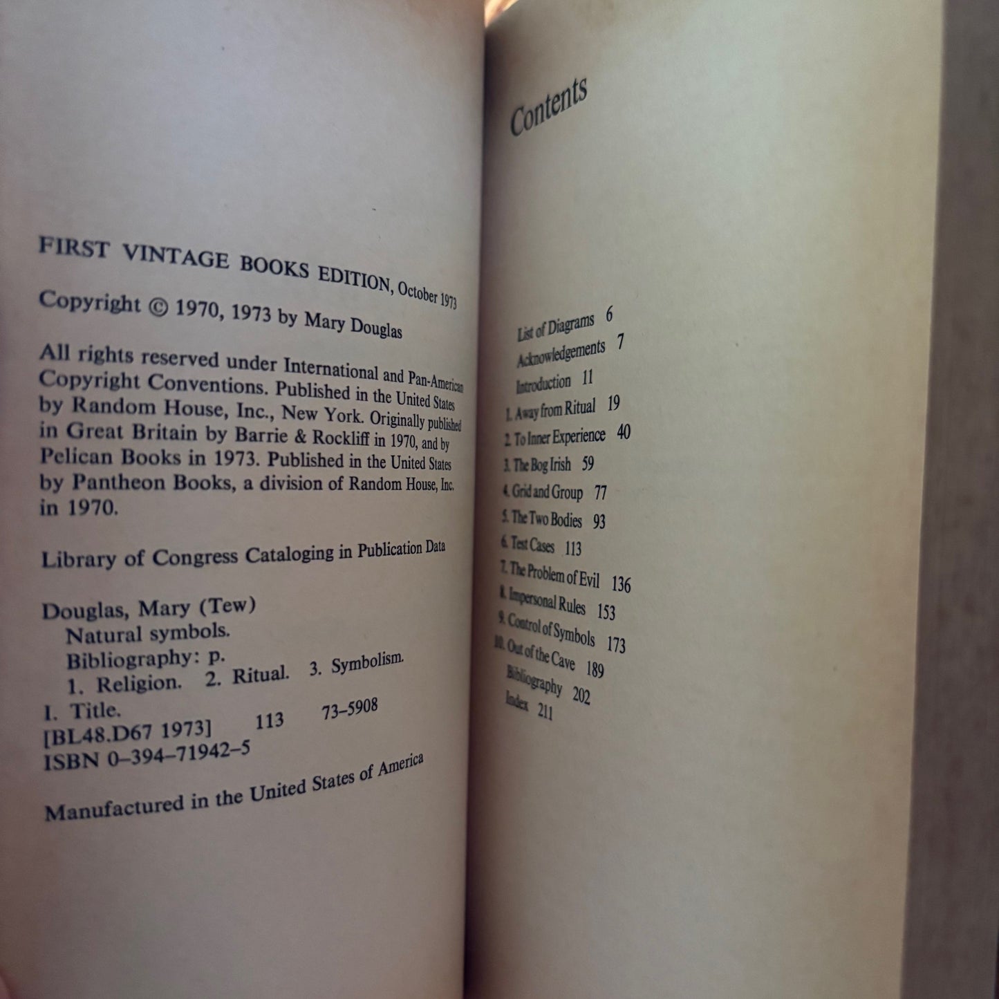 Mary Douglas - Natural Symbols - First Edition Paperback