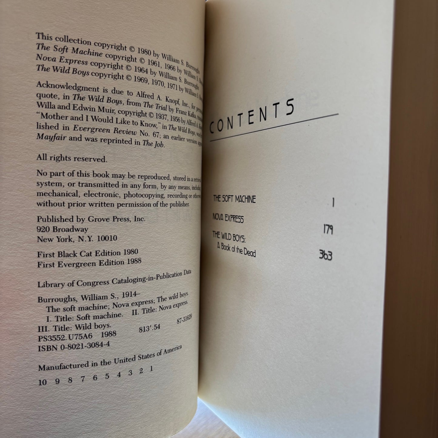 William S. Burroughs - The Soft Machine, Nova Express, The Wild Boys