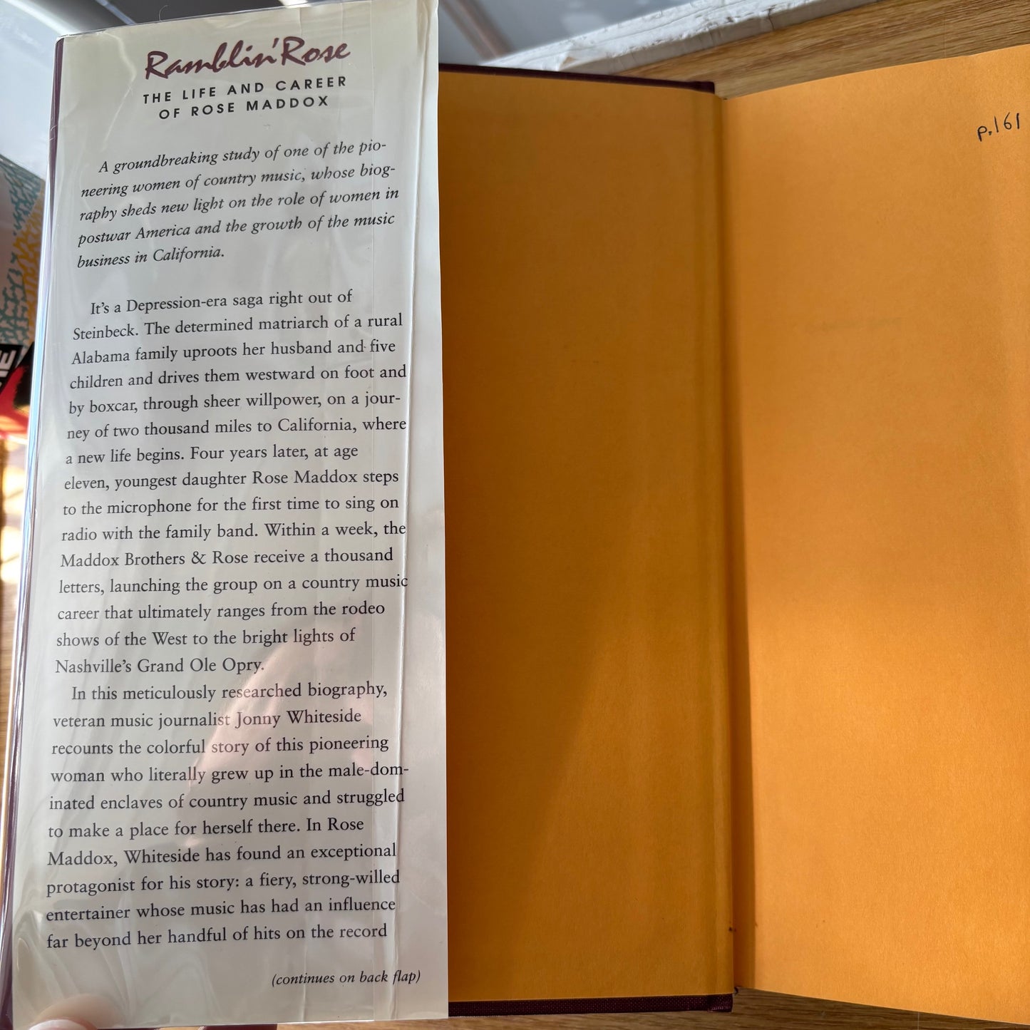 Jonny Whiteside - Ramblin' Rose: The Life and Career of Rose Maddox - First Edition