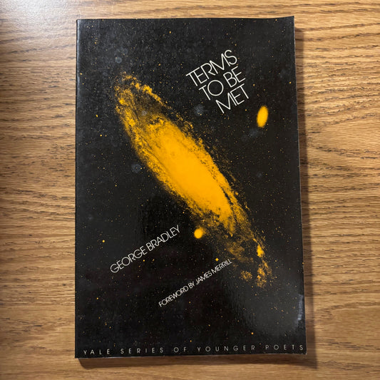 George Bradley - Terms to Be Met - Signed First Edition Paperback