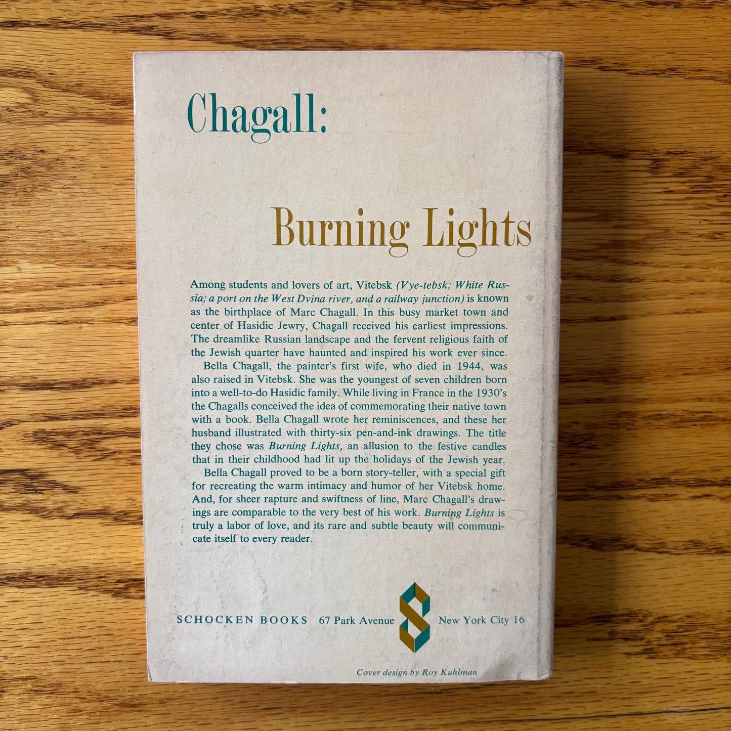 Bella Chagall, Marc Chagall - Burning Lights