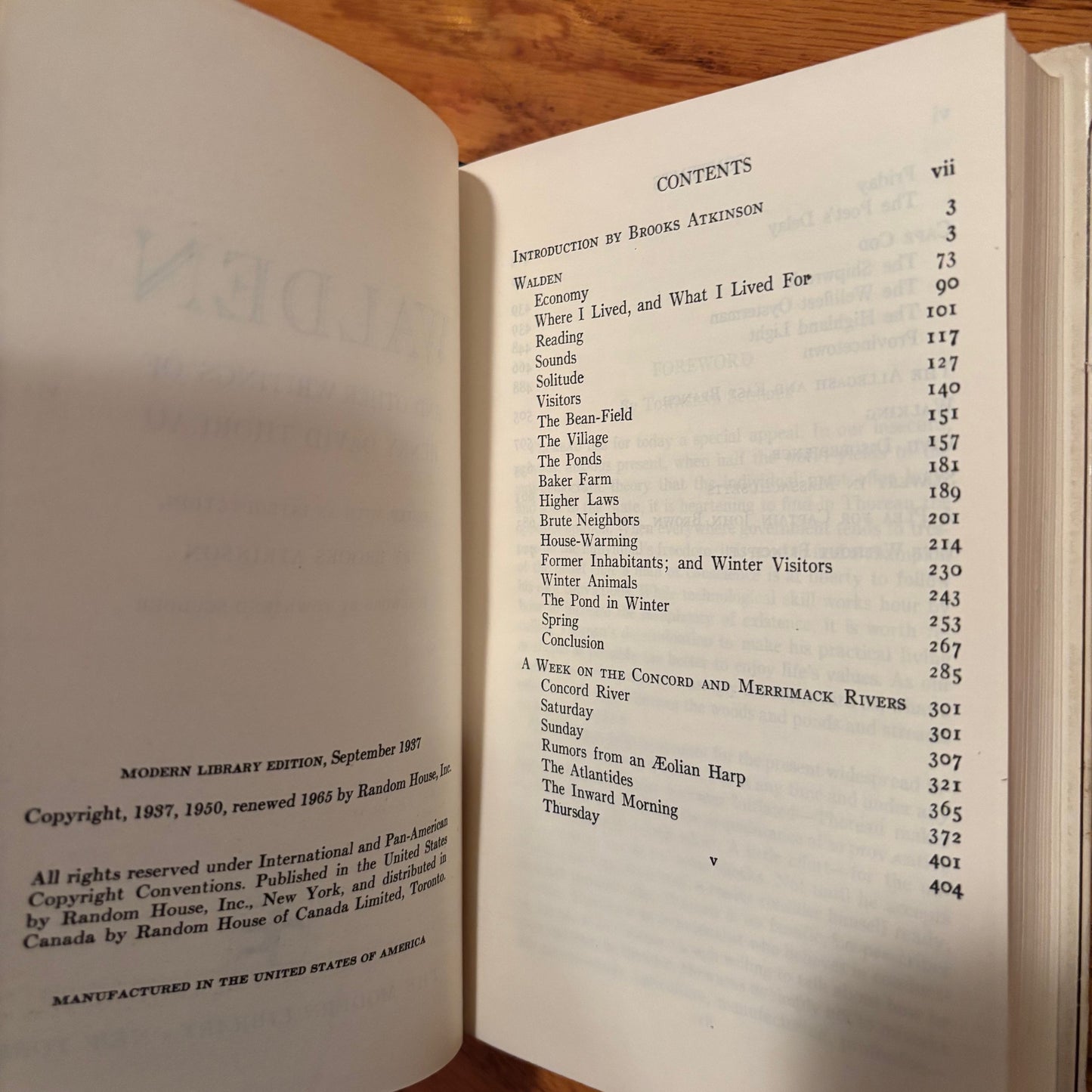 Henry David Thoreau - Walden - Modern Library