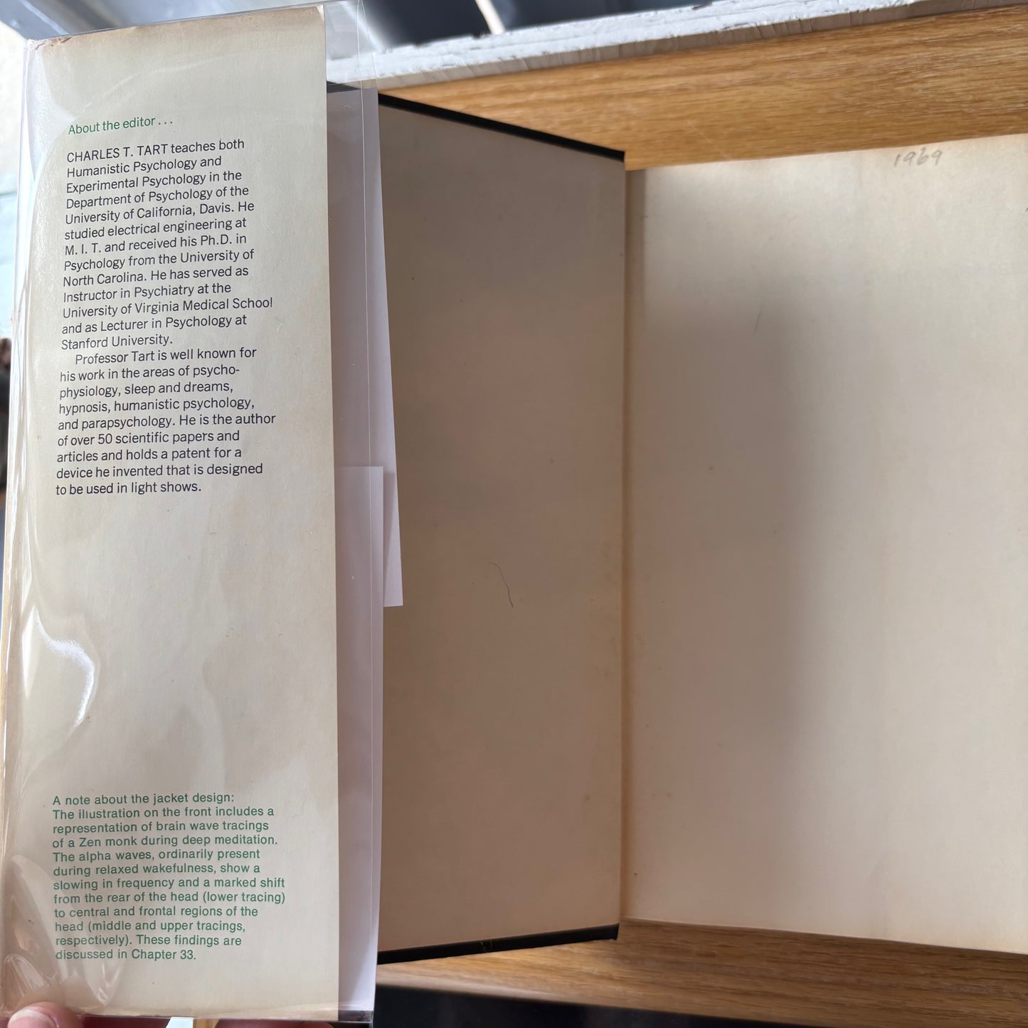 Charles T. Tart, ed. - Altered States of Consciousness - First Edition