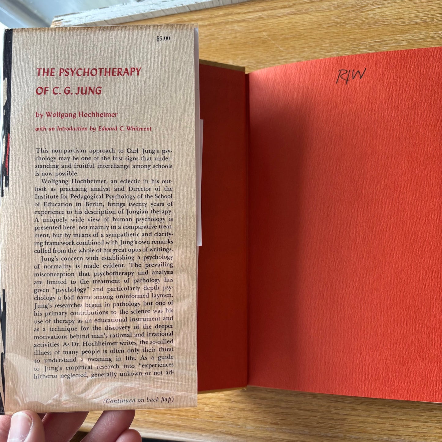 Wolfgang Hochheimer - The Psychotherapy of C.G. Jung - First Edition