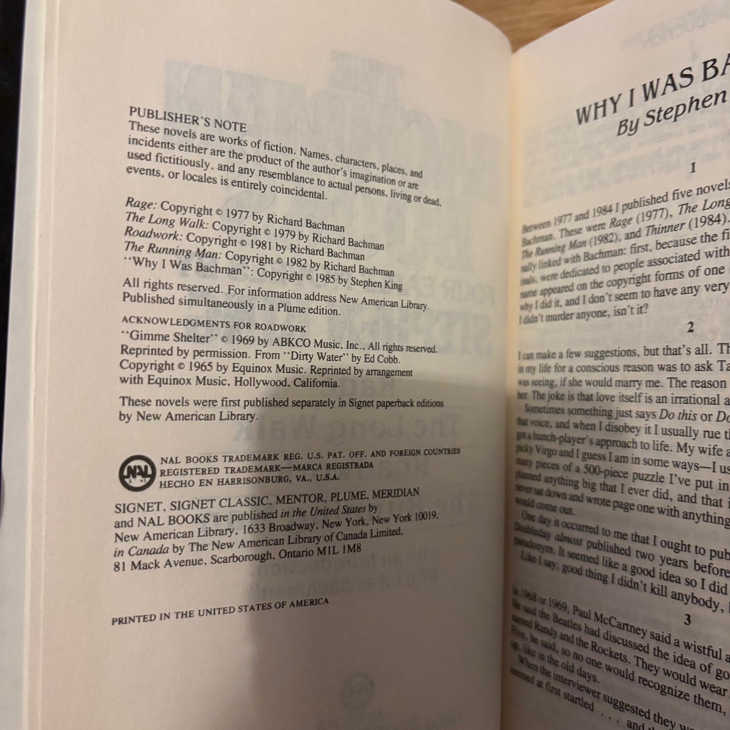 Stephen King - The Bachman Books