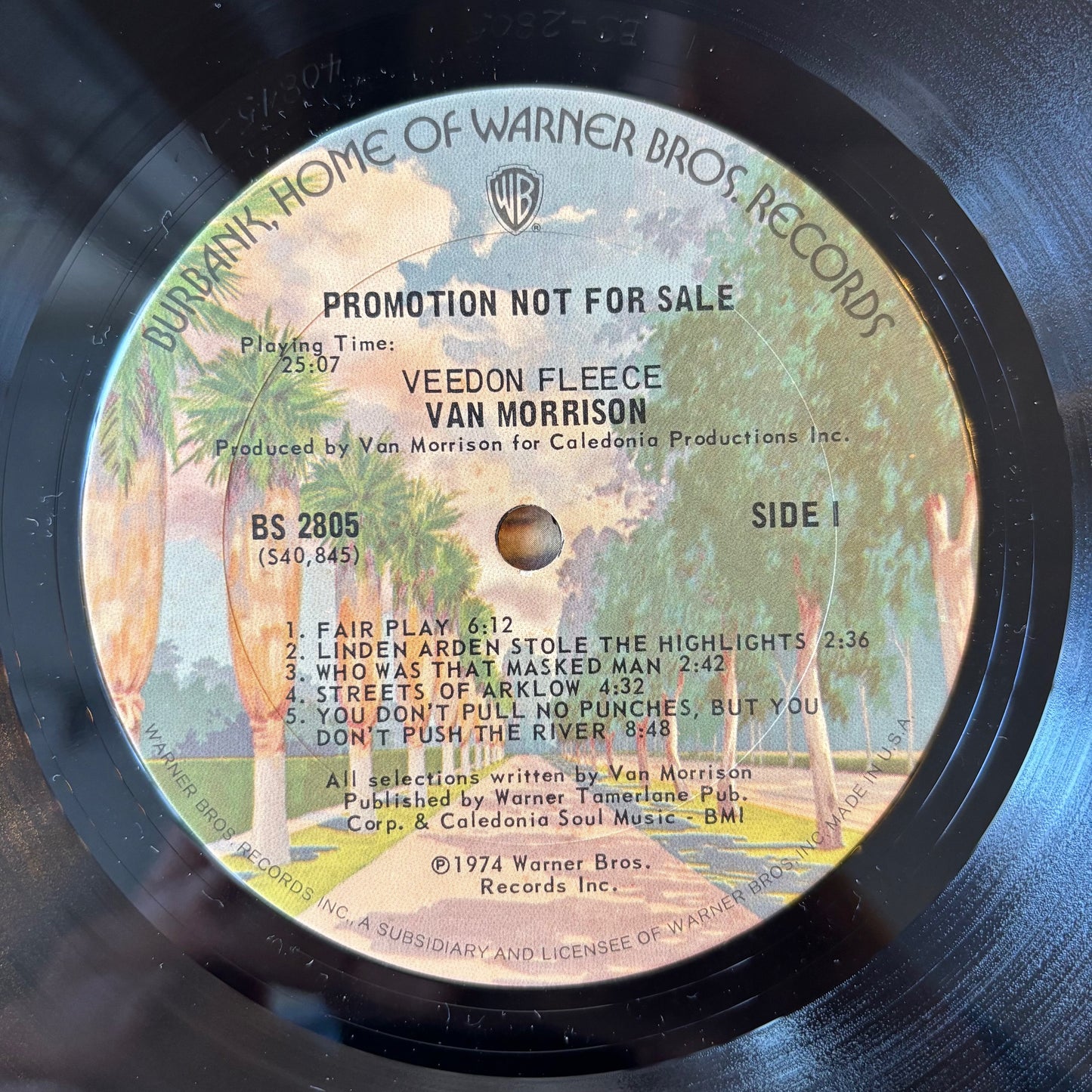 Van Morrison - Veedon Fleece - Promotional Pressing
