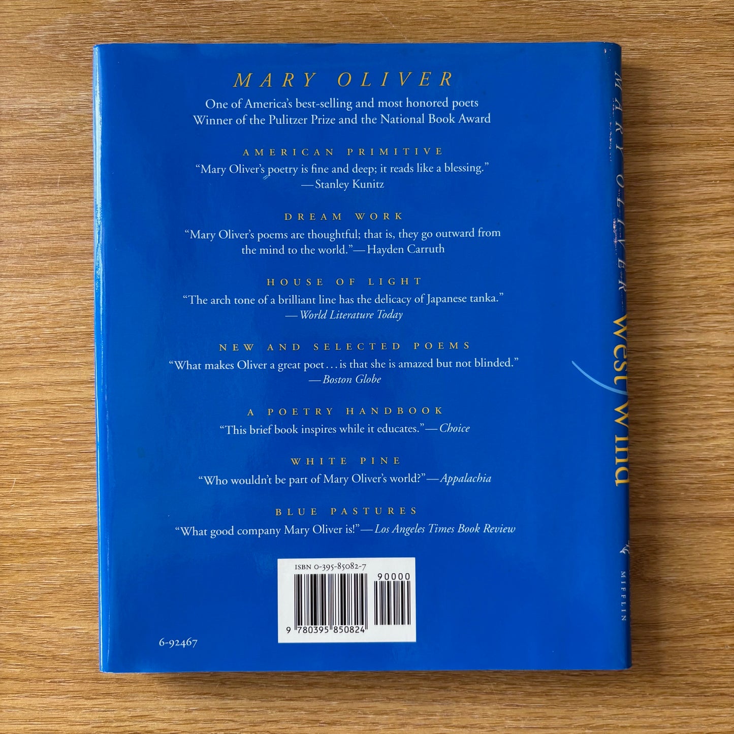 Mary Oliver - West Wind - First Edition