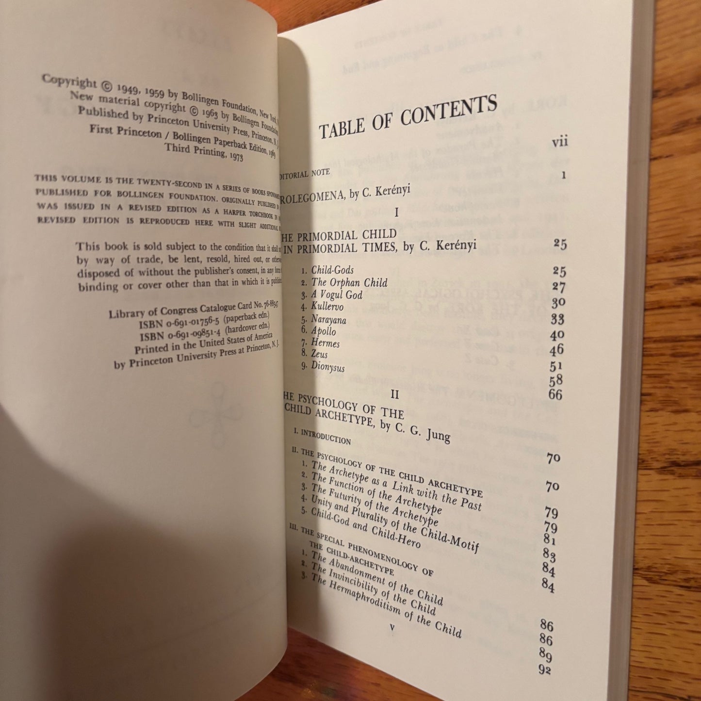C.G. Jung and C. Kerenyi - Essays on a Science of Mythology