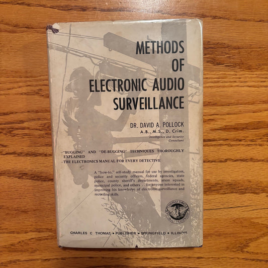 Dr. David A. Pollock - Methods of Electronic Audio Surveillance