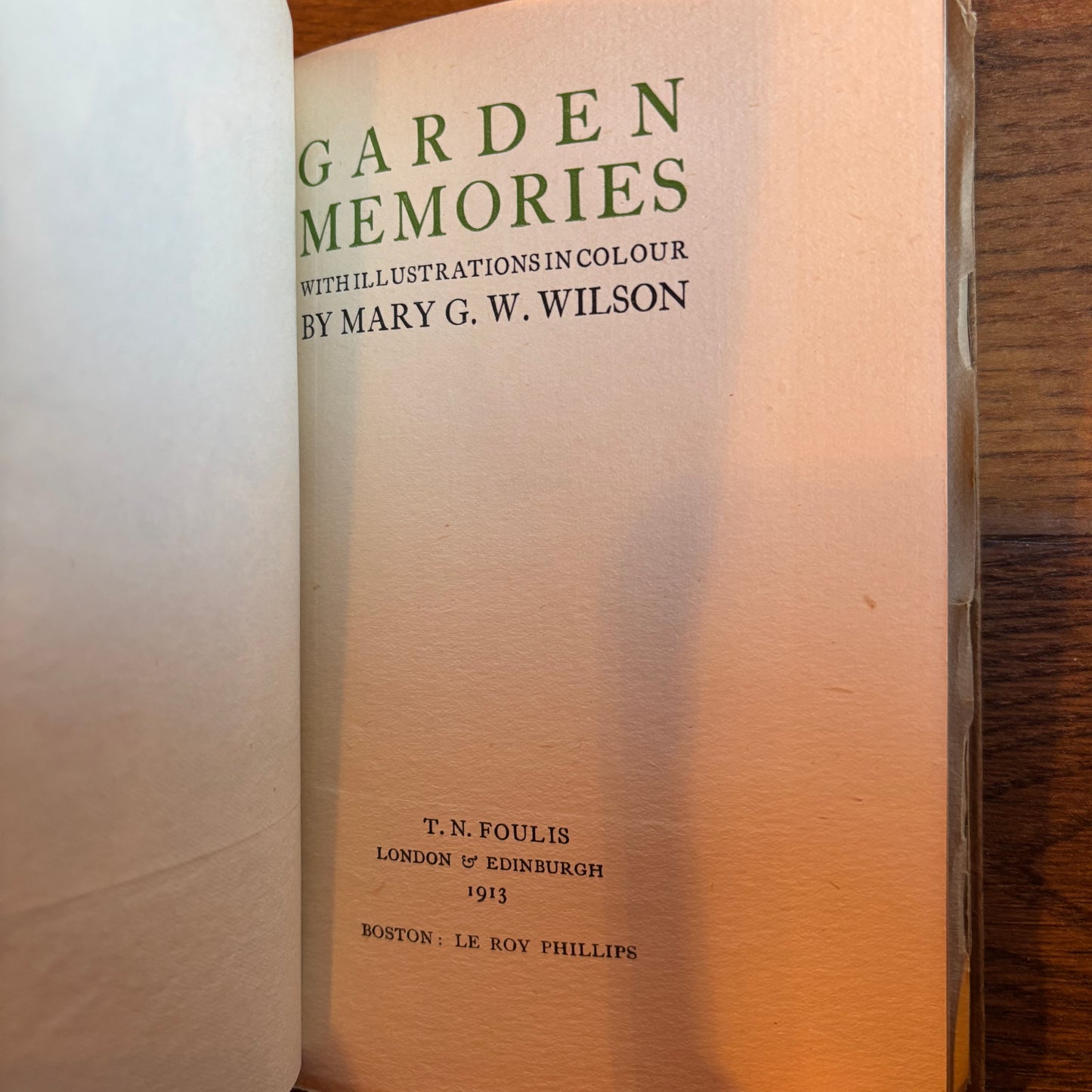 M.W.G. Wilson - Garden Memories