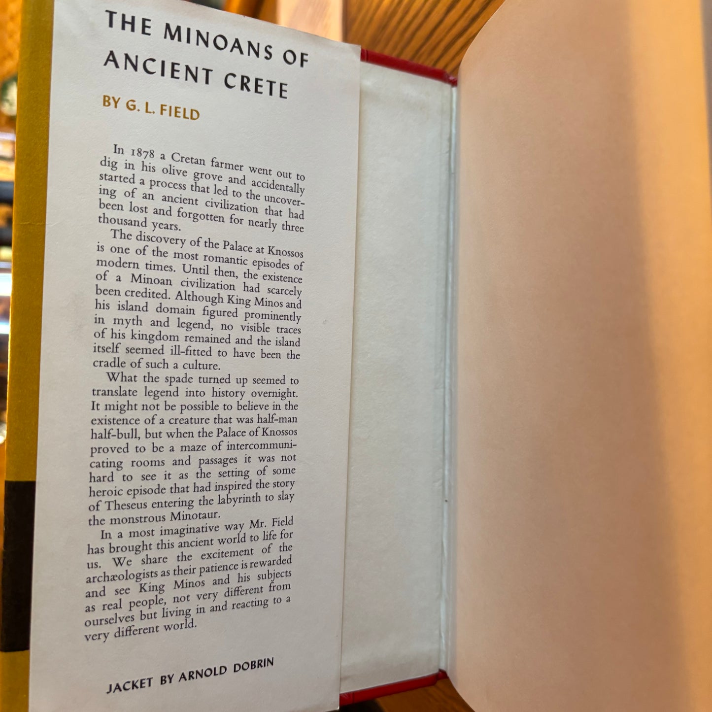 G.L. Field - The Minoans of Ancient Crete