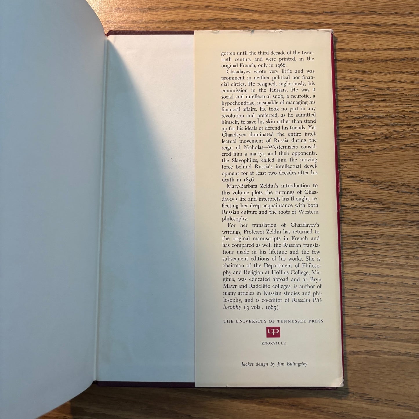 Peter Yakovlevich Chaadayev - Philosophical Letters & Apology of a Madman - First Edition
