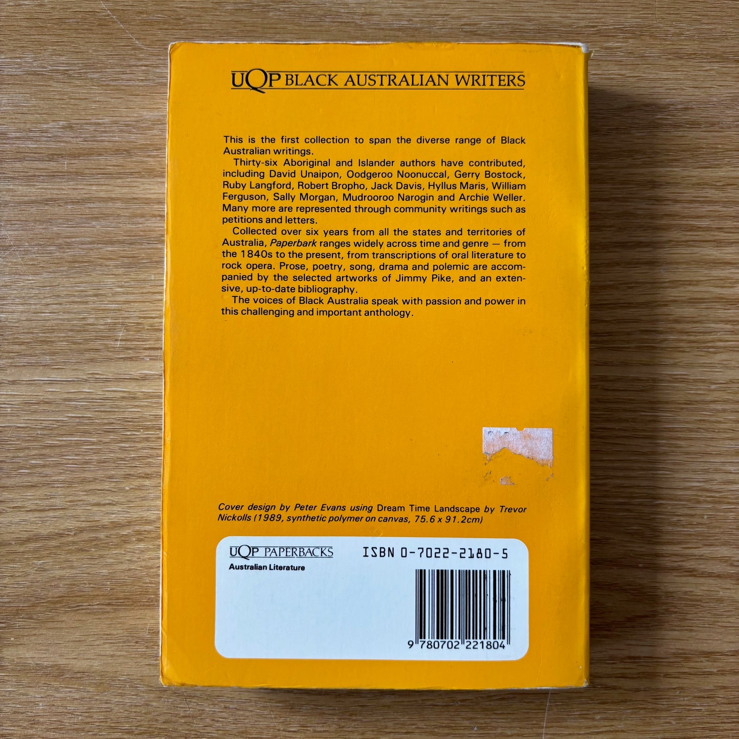 Paperbark: A Collection of Black Australian Writings