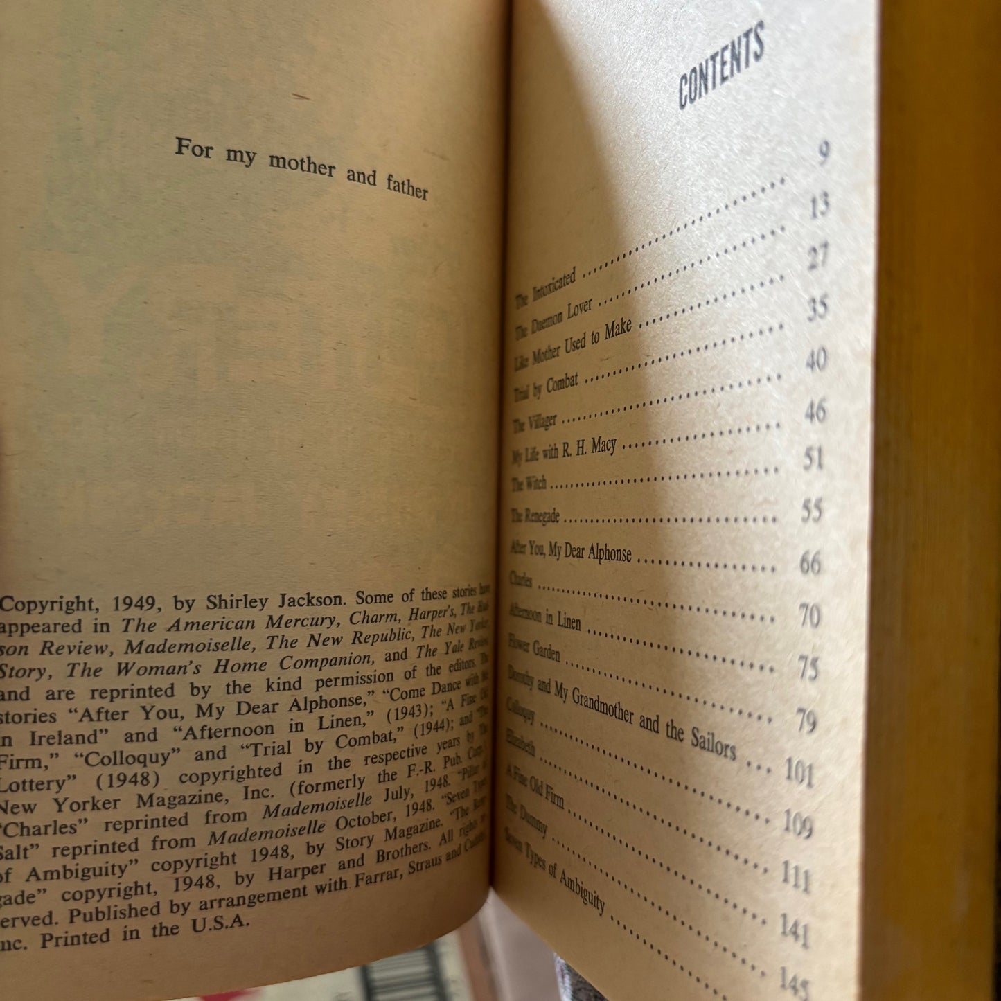 Shirley Jackson - The Lottery