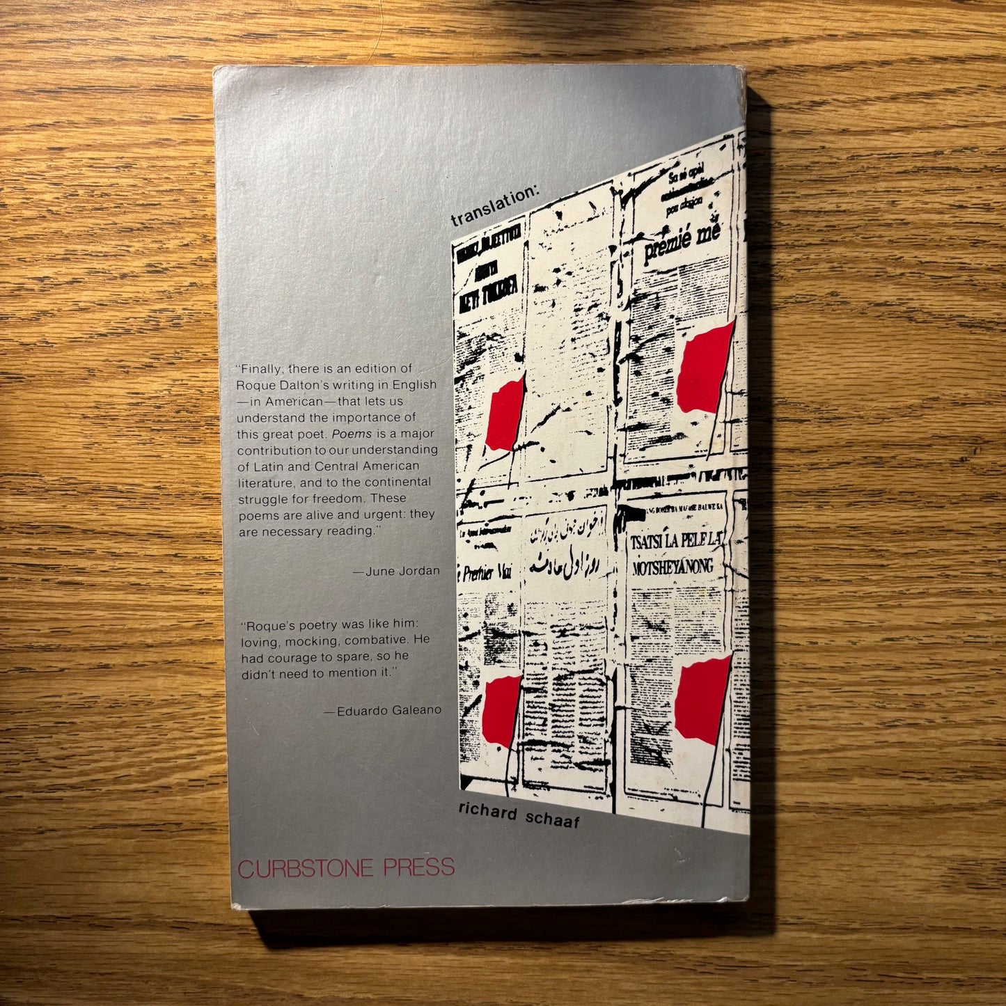 Roque Dalton - Poems - First Edition Paperback