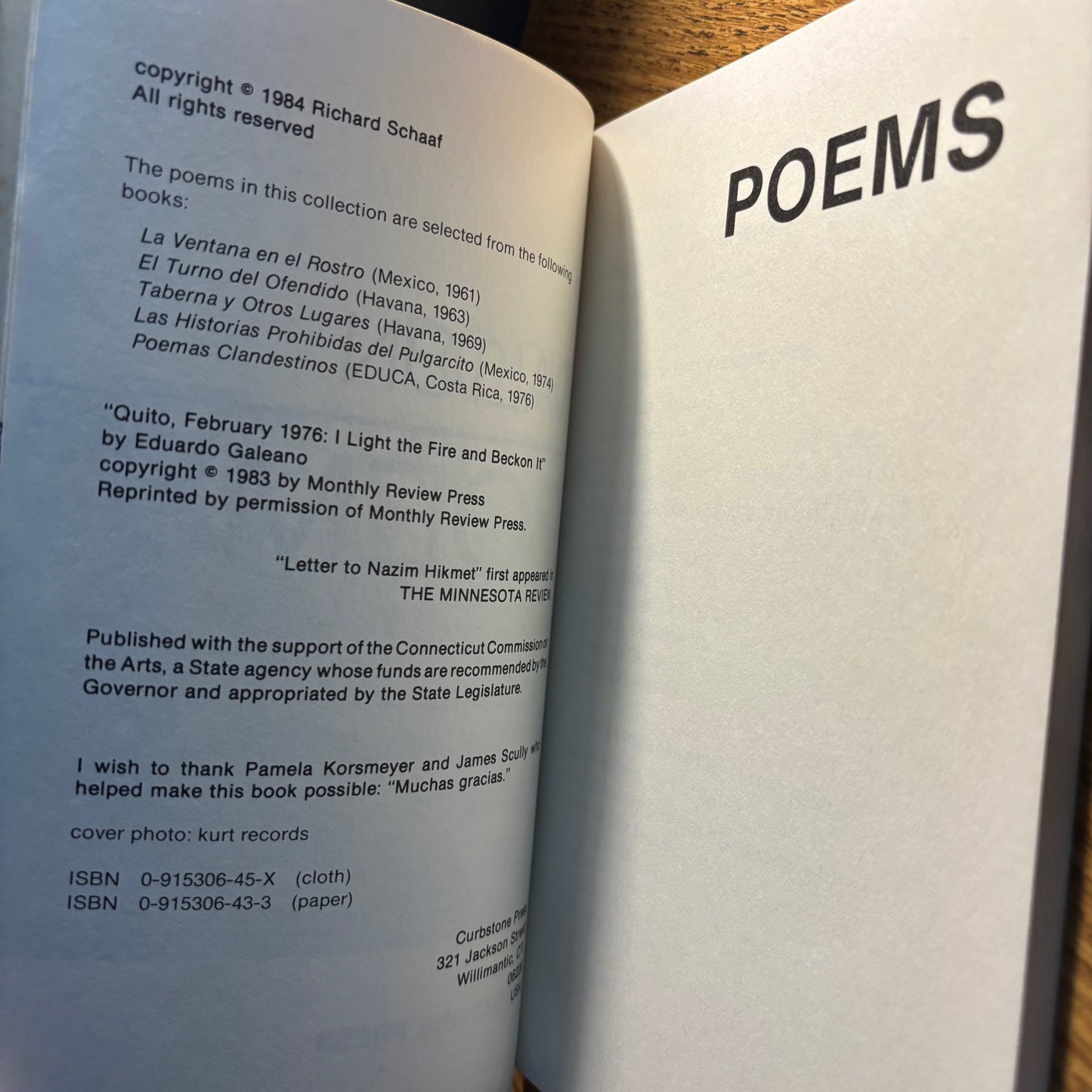 Roque Dalton - Poems - First Edition Paperback