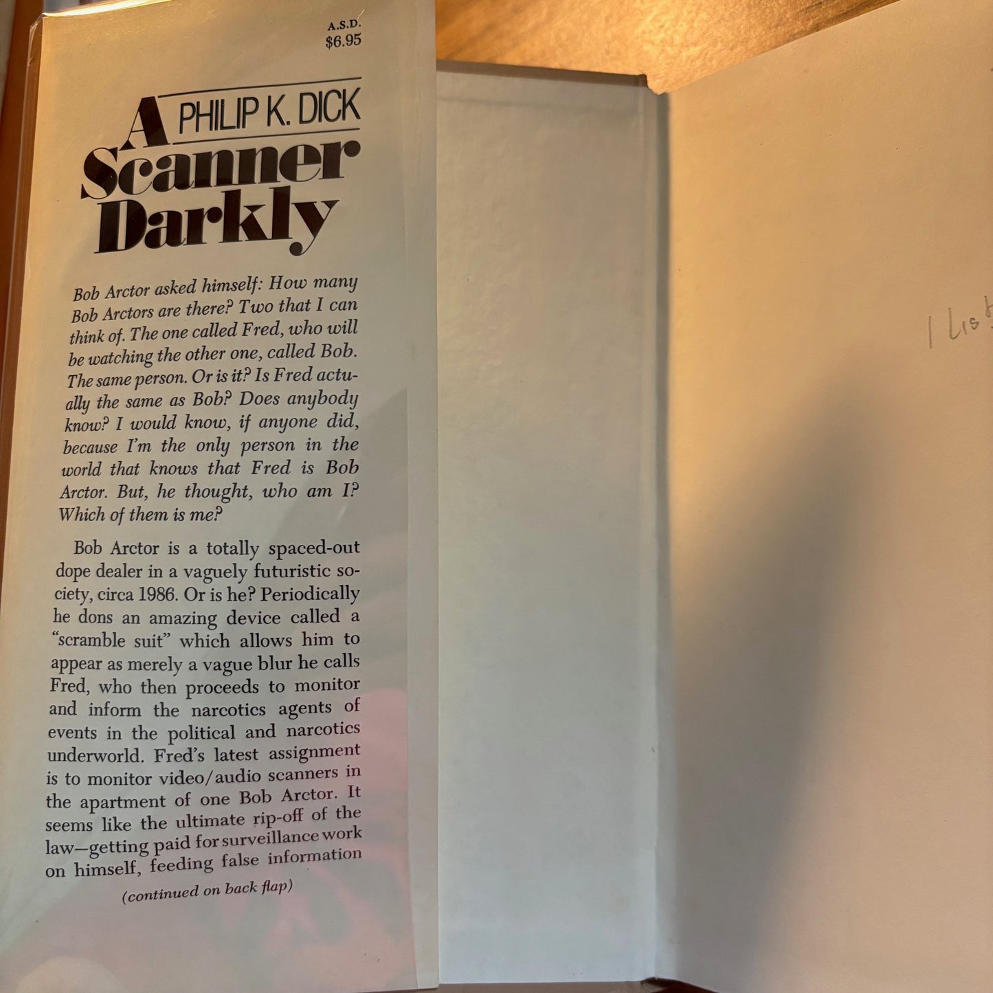 Philip K. Dick - A Scanner Darkly - First Edition