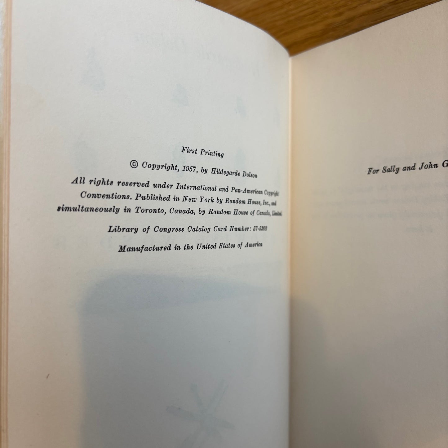 Hildegarde Dolson - A Growing Wonder - First Edition