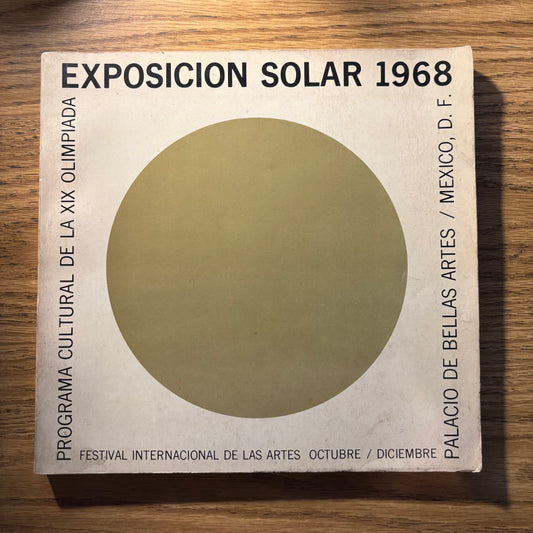 Exposicion Solar 1968 (Instituto Nacional de Bellas Artes)