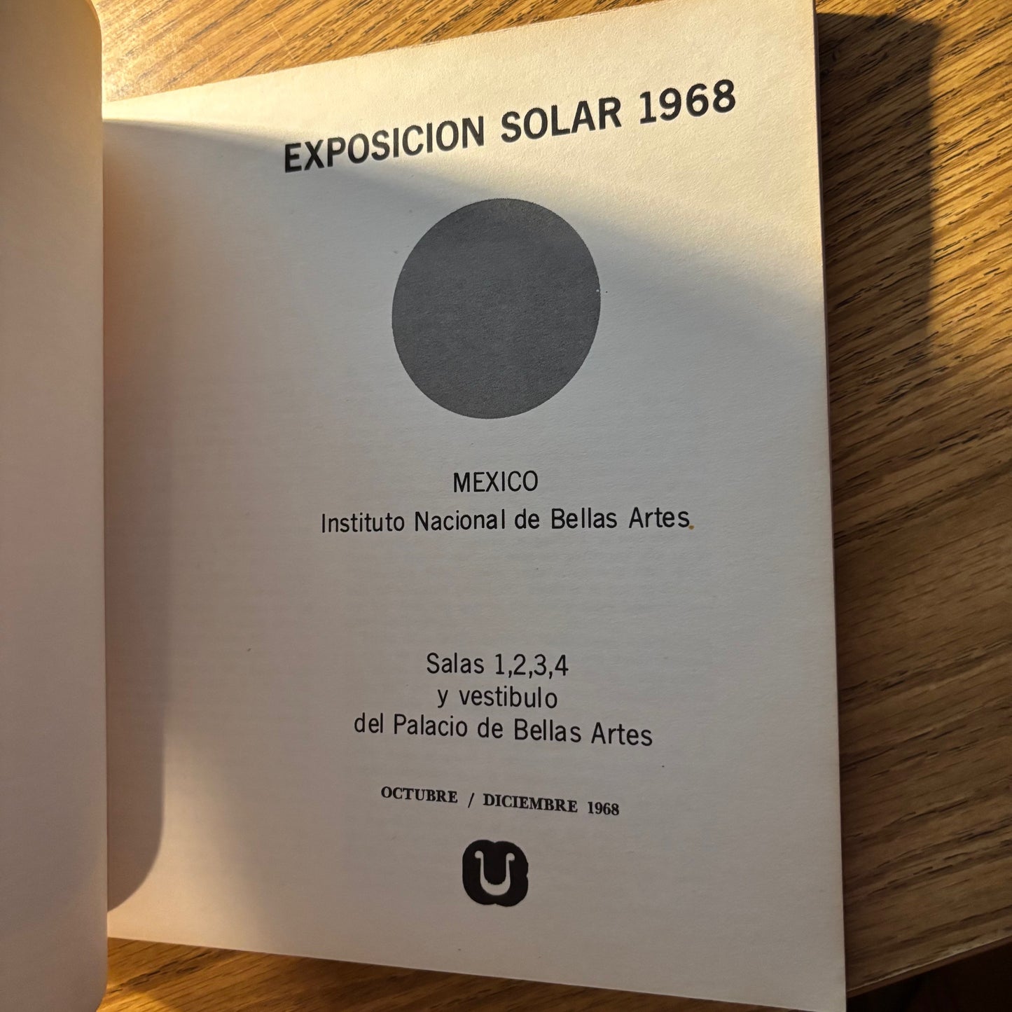 Exposicion Solar 1968 (Instituto Nacional de Bellas Artes)