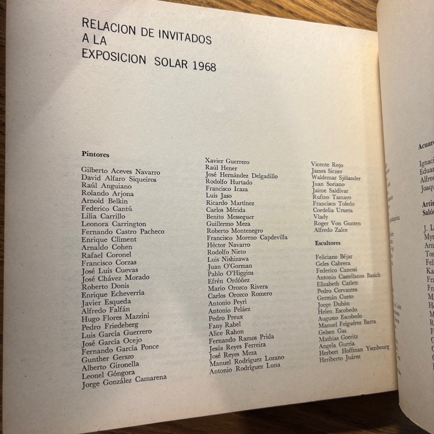 Exposicion Solar 1968 (Instituto Nacional de Bellas Artes)