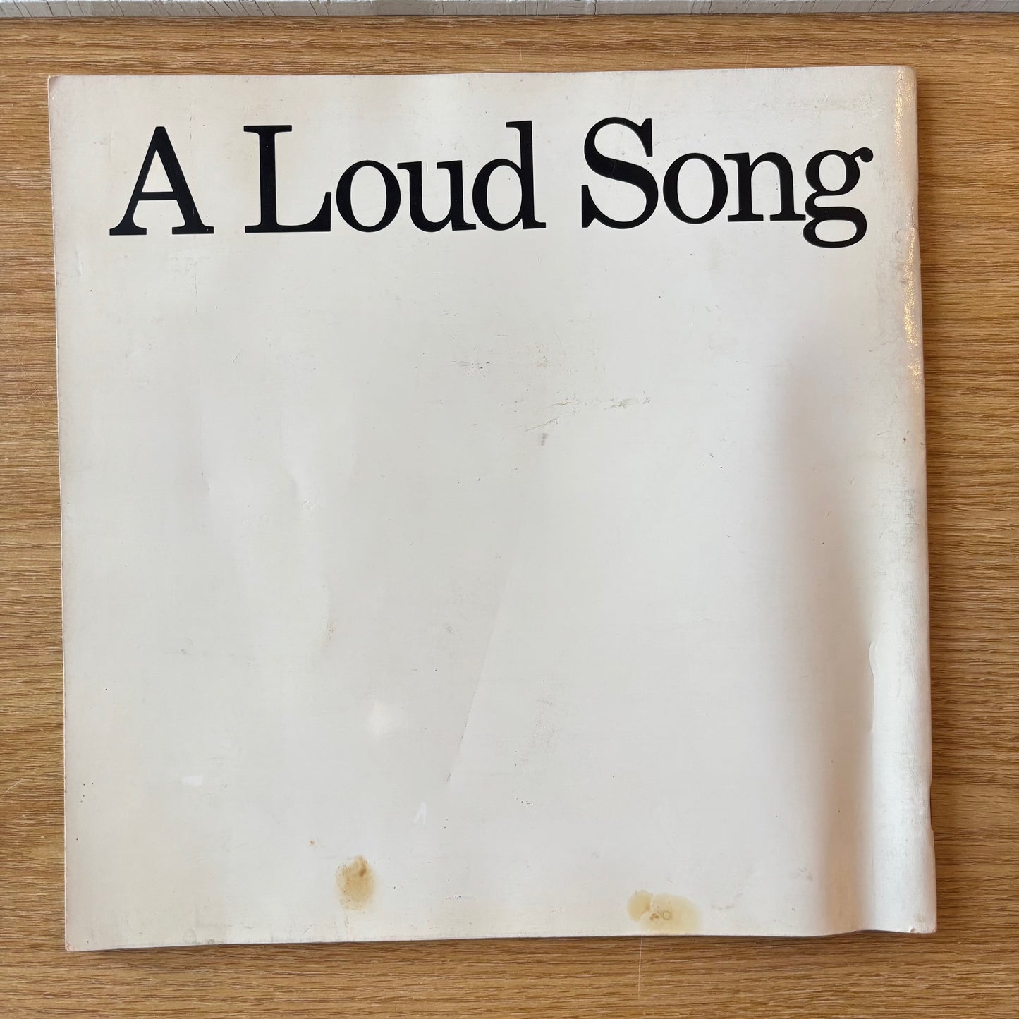 Daniel Seymour - A Loud Song - First Edition Association Copy