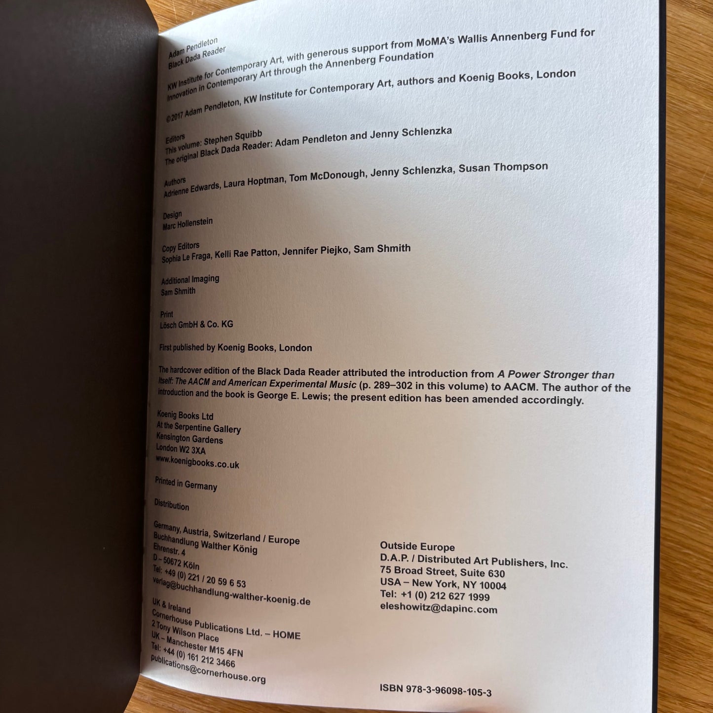 Adam Pendleton - Black Dada Reader - First Edition Paperback