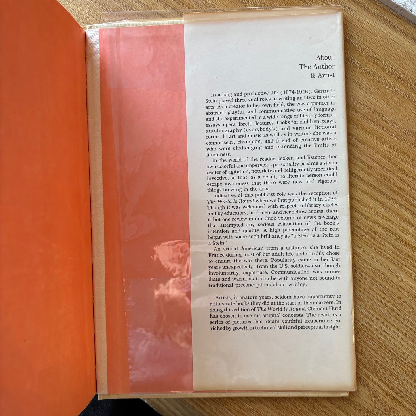 Gertrude Stein - The World is Round