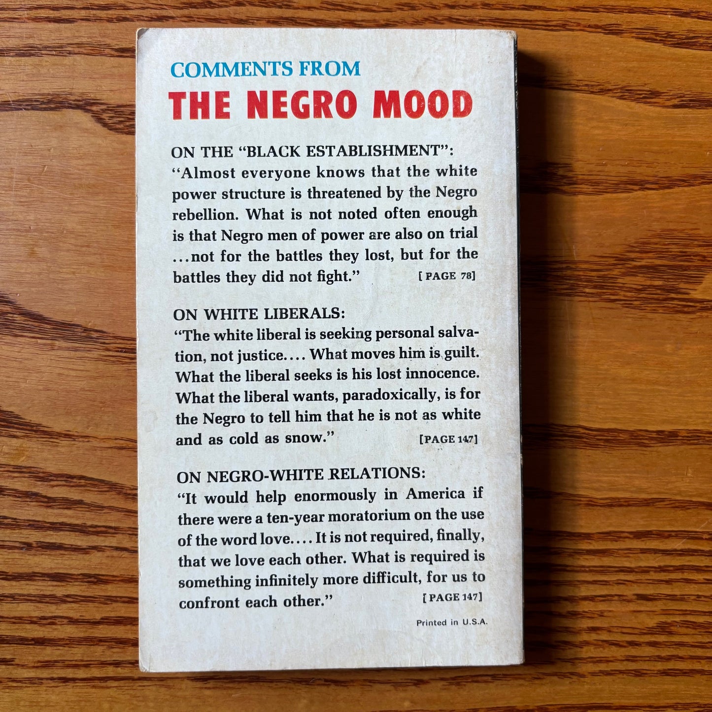 Lerone Bennett, Jr. - The Negro Mood