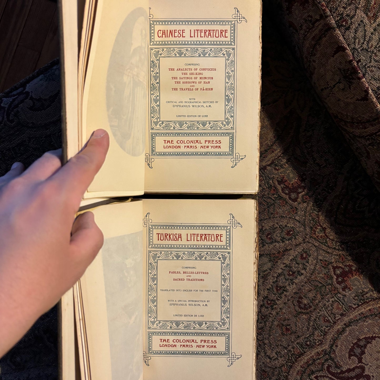 Epiphanius Wilson, A.M., Ed. - Literature of the Orient - Byzantine Limited Edition (1902) - 10 Volumes