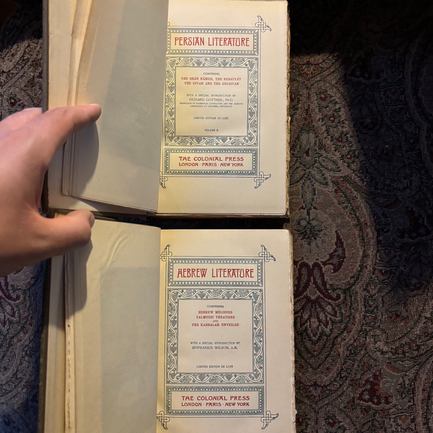 Epiphanius Wilson, A.M., Ed. - Literature of the Orient - Byzantine Limited Edition (1902) - 10 Volumes