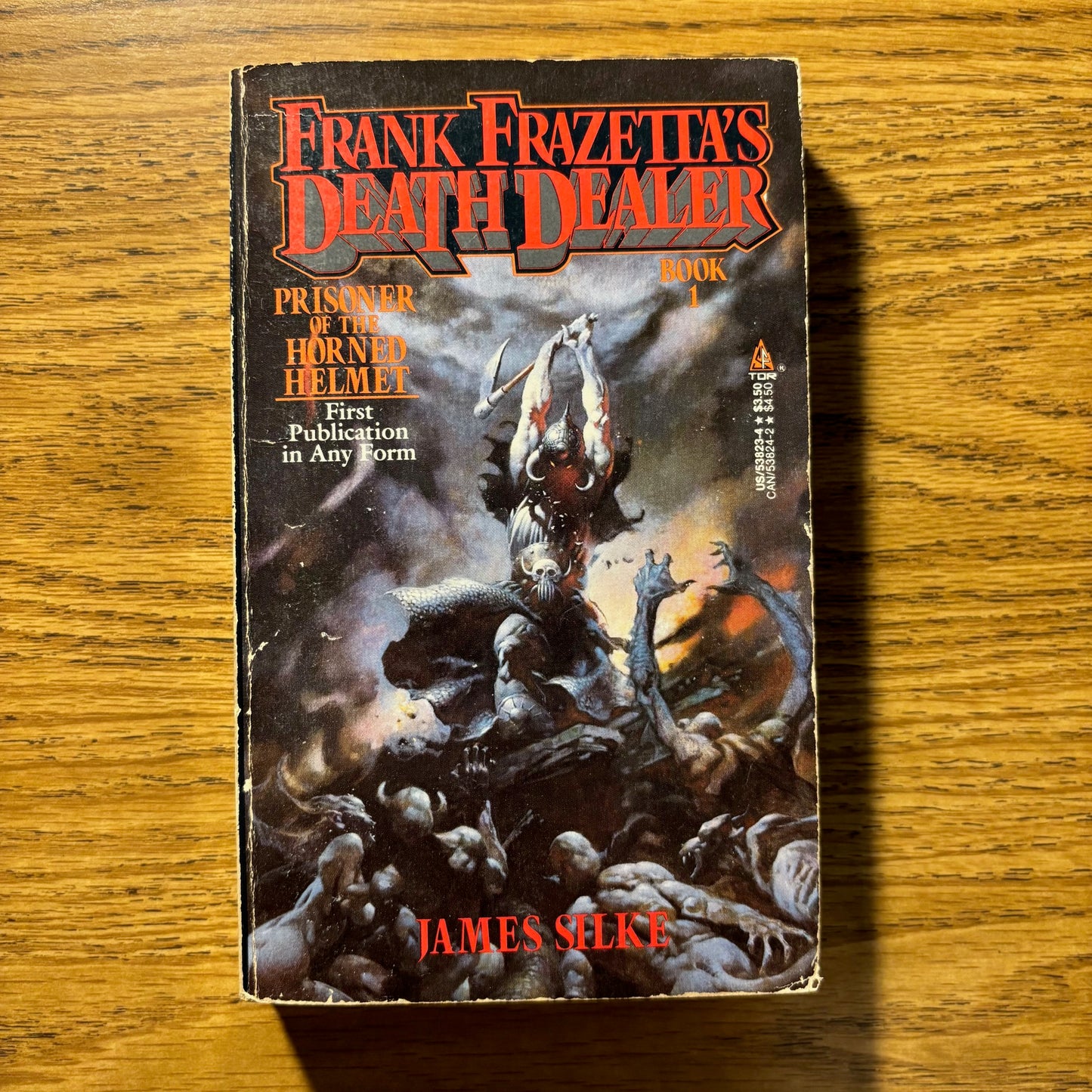 James Silke - Frank Frazetta's Death Dealer, Book I: Prisoner of the Horned Helmet - First Edition