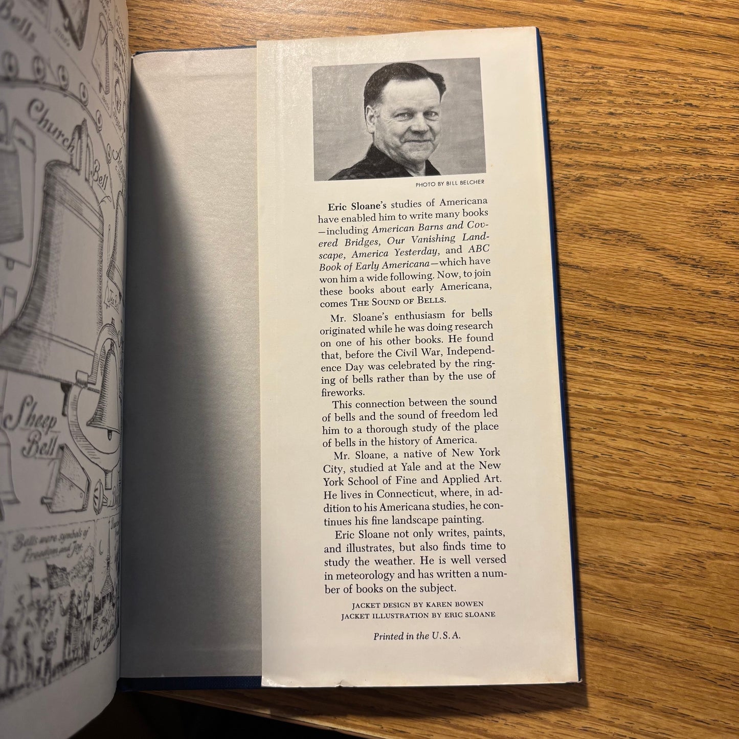 Eric Sloane - The Sound of Bells - Signed First Edition