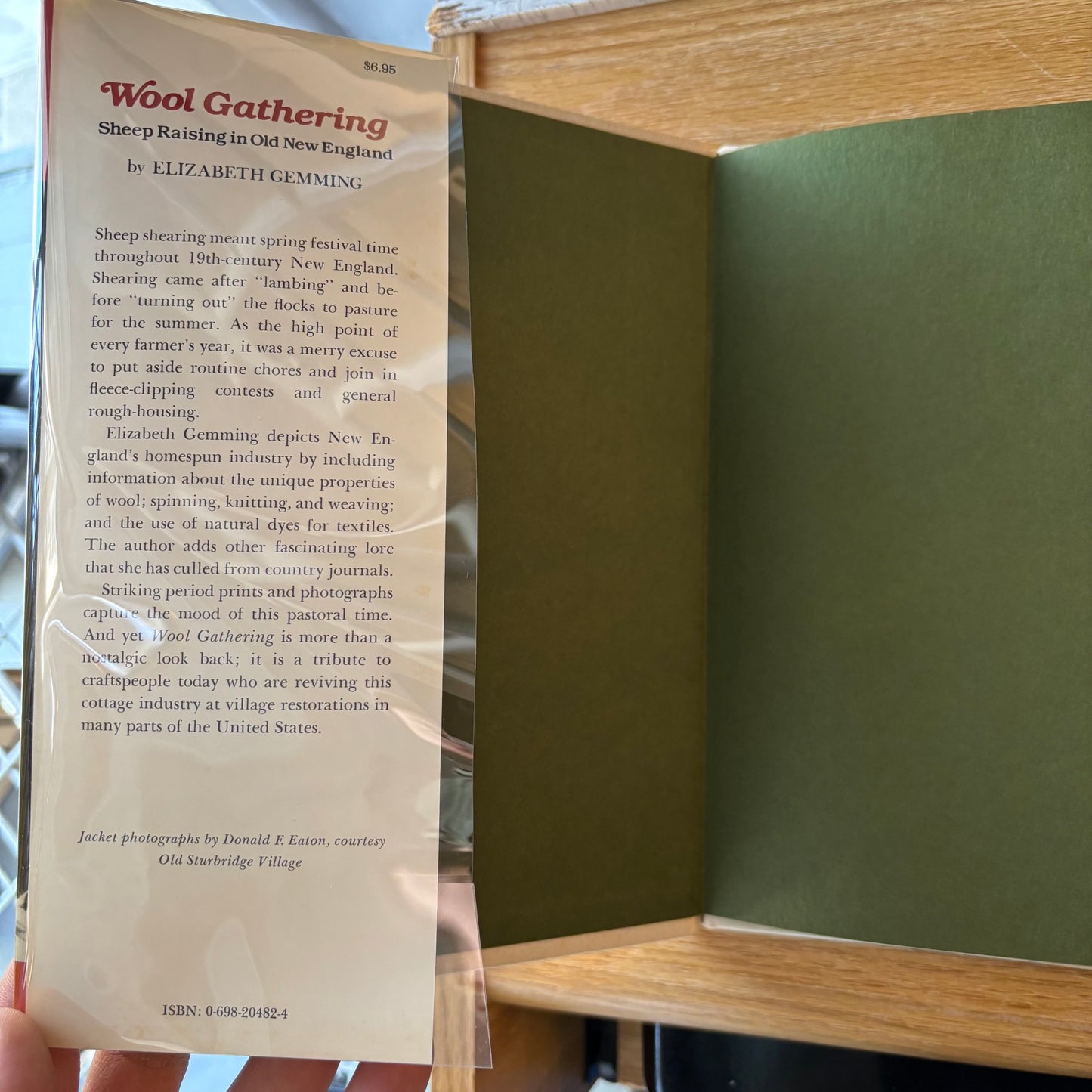 Elizabeth Gemming - Wool Gathering: Sheep Raising in Old New England - First Edition