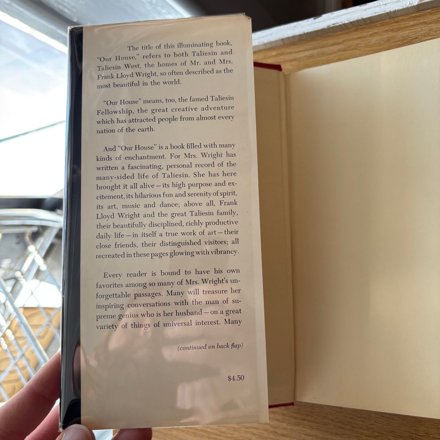 Olgivanna Lloyd Wright - Our House - First Edition